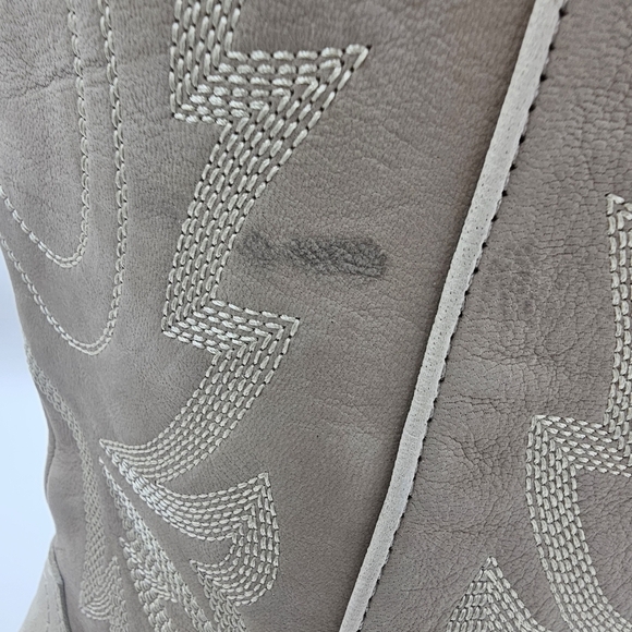 Dolce Vita Women's Blanch Fashion Boot size western cream white tan Cowboy 9.5 - Picture 5 of 11